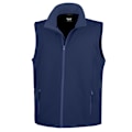 Miniatyrbild 1 av 2: Result Core Printable Soft Shell Bodywarmer för män 4XL Marinblå Navy 4XL