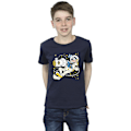 Miniatyrbild 3 av 4: Disney Goofy läser i rymden T-shirt för pojkar 9-11 år Marinblå Navy Blue 9-11 Years