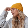 Miniatyrbild 3 av 3: Beechfield Plain Basic Knitted Winter Beanie Hat One Size Mustard Mustard One Size