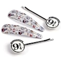 Miniatyrbild 1 av 2: Harry Potter 9 & 3 Quarters hårklämmor (4-pack) One Size Multicoloured One Size