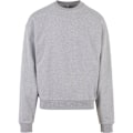 Miniatyrbild 1 av 3: Bygg ditt varumärke Herr Ultra Heavy Crew Neck Sweatshirt M Heather Grey Heather Grey M