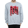 Miniatyrbild 3 av 5: Marvel Herr Avengers Team Collage Sweatshirt 3XL Sports Grey Sports Grey 3XL