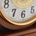 Miniatyrbild 4 av 6: Valnöt Westminster Mantelur - Tunnformad Arabisk Urtavla En Walnut One Size
