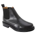 Miniatyrbild 1 av 3: Roamers Herr Läder Kvartersfoder Gusset Chelsea Boots 9 UK B Black 9 UK