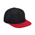 Miniatyrbild 1 av 3: Beechfield 6 Panel Snapback Cap One Size Svart/Röd Black/Red One Size