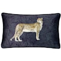 Miniatyrbild 1 av 4: Paoletti Cheetah Forest Kuddfodral One Size Marinblå Navy One Size