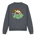 Miniatyrbild 1 av 5: SvampBob Fyrkant Unisex Vuxen Drop And Flop Sweatshirt S C Charcoal S