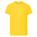 Miniatyrbild 1 av 3: Fruit of the Loom Barn/Barn Original T-shirt 5-6 år Gul Yellow 5-6 Years