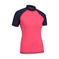 Miniatyrbild 3 av 4: Mountain Warehouse UV-skyddande rashguard för damer/kvinnor 8 UK Coral 8 UK