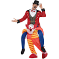 Miniatyrbild 3 av 3: Smiffys Unisex Vuxen Clown Piggy Back Kostym One Size Gul/R Yellow/Red/Blue One Size