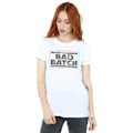 Miniatyrbild 2 av 3: Star Wars Dam/Damer The Bad Batch Texturlogotyp Bomullspojkvän White XL