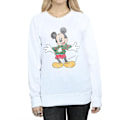 Miniatyrbild 3 av 5: Disney Dam/Kvinnor Musse Pigg Jultröja Sweatshirt S White S