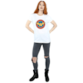 Miniatyrbild 6 av 6: Wonder Woman Dam/Dam Logotyp Bomull Boyfriend T-shirt L Vit White L