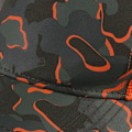 Miniatyrbild 2 av 3: Regatta Tuyler Camo Trucker Cap för barn/ungdomar, One Size, Grape L Grape Leaf/Magma Orange One Size