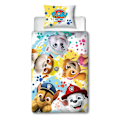 Miniatyrbild 1 av 2: Paw Patrol Splodge Påslakanset Enkelsäng Flerfärgad Multicoloured Single