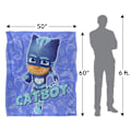 Miniatyrbild 5 av 6: PJ Masks Catboy Filt En Storlek Vit White One Size