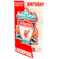 Miniatyrbild 2 av 3: Liverpool FC Crest Födelsedagskort En Storlek Röd/Grön Red/Green One Size