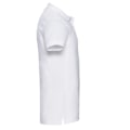 Miniatyrbild 3 av 3: Russell Herr Pique Stretch Poloskjorta L Vit White L
