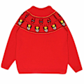 Miniatyrbild 2 av 2: Deadpool & Wolverine Unisex Vuxen Fair Isle Stickad Tröja XL R Red XL