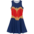 Miniatyrbild 1 av 3: Wonder Woman Damklänning/Skaterklänning S Blå Blue S