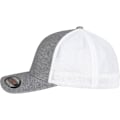 Miniatyrbild 3 av 3: Flexfit By Yupoong Retro Trucker Melange Cap S/M Heather Grey/W Heather Grey/White S/M