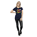 Miniatyrbild 4 av 5: Elf Dam/Damer Julglädje Bomull T-shirt XXL Marinblå Navy Blue XXL