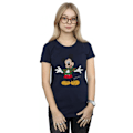 Miniatyrbild 2 av 5: Disney Dam/Kvinnor Mickey Mouse Jultröja Bomull T-shirt Navy Blue XXL
