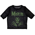 Miniatyrbild 1 av 2: Misfits Dam/Kvinna Grön Händer Mesh Crop Top 12 UK Svart Black 12 UK