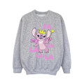 Miniatyrbild 1 av 3: Disney Girls Lilo & Stitch Angel Fa La La Sweatshirt 5-6 år Sports Grey 5-6 Years