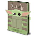 Miniatyrbild 3 av 4: Star Wars: The Mandalorian Im All Ears A5 Notebook A5 Grön/Brun Green/Brown A5