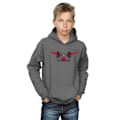 Miniatyrbild 2 av 3: Harry Potter Pojkar Gryffindor Kapten Hoodie 7-8 År Gråmelerad Charcoal 7-8 Years