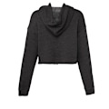 Miniatyrbild 2 av 3: Bella + Canvas Dam/Damer Fleece Crop Hoodie S Mörkgrå Heather Dark Grey Heather S
