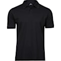 Miniatyrbild 1 av 3: Tee Jays Herr Bomull Pique Poloshirt 4XL Svart Black 4XL