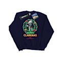 Miniatyrbild 1 av 5: National Lampoon's Christmas Vacation Girls Greyscale Clarkmas Navy Blue 5-6 Years