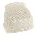 Miniatyrbild 1 av 2: Beechfield Unisex Vuxen Patch Beanie One Size Almond Almond One Size