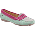Miniatyrbild 1 av 4: Hush Puppies Dam/Dam Margot Mocka Loafers 5 UK Grön/Rosa Green/Pink/Grey 5 UK