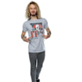 Miniatyrbild 4 av 5: It (1990) Herr Distressed Poster T-Shirt XXL Sports Grey Sports Grey XXL