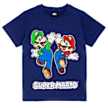 Miniatyrbild 3 av 5: Super Mario Pojkar Kort Pyjamas Set 7-8 År Marinblå/Grå Navy/Grey 7-8 Years