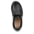 Miniatyrbild 4 av 4: Geox Pojkar Snake Loafer Lackläder Mockasin Skolskor 13 Black 13 UK Child