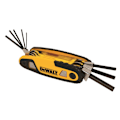 Miniatyrbild 2 av 2: Dewalt Handverktyg Metrisk Fällbar / Låsbar Insexnyckelsats, 8 Delar Multi Colour One Size