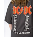 Miniatyrbild 4 av 6: AC/DC Dam/Dam Oversized T-Shirt Klänning M Svart/Röd Black/Red M