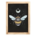 Miniatyrbild 1 av 4: Something Different Bee Inramad Konsttryck En Storlek Svart/Beige Black/Beige One Size