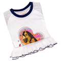 Miniatyrbild 4 av 5: Spirit Girls Untamed Riding  Short Pyjama Set 5-6 år Vit White/Heather Grey/Navy 5-6 Years