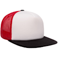 Miniatyrbild 4 av 5: Flexfit By Yupoong Foam Trucker Cap Med Vit Front En Storlek R Red/White/Black One Size