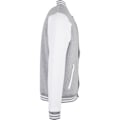Miniatyrbild 4 av 6: Bygg ditt varumärke Herr Basic College Jacka 4XL Heather Grey/Whi Heather Grey/White 4XL