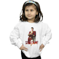 Miniatyrbild 2 av 3: DC Comics Girls Shazam Bubble Gum Sweatshirt 12-13 år Vit White 12-13 Years