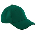 Miniatyrbild 1 av 2: Beechfield Unisex Authentic 6 Panel Baseball Cap One Size Bottl Bottle Green One Size