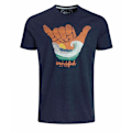 Miniatyrbild 1 av 6: Weird Fish Hang Loose Grafisk T-shirt för män M Mörkblå Dark Blue M