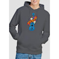 Miniatyrbild 4 av 4: Coco Herr Remember Me Gitarr Med Döskallar Hoodie M Kolgrå Charcoal M