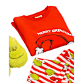 Miniatyrbild 2 av 5: The Grinch Barn/Barn Langbenet Langærmet Julepyjamas Red/White 9-10 Years